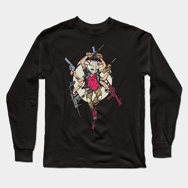 The Fighter Long Sleeve T-Shirt by Chmillout